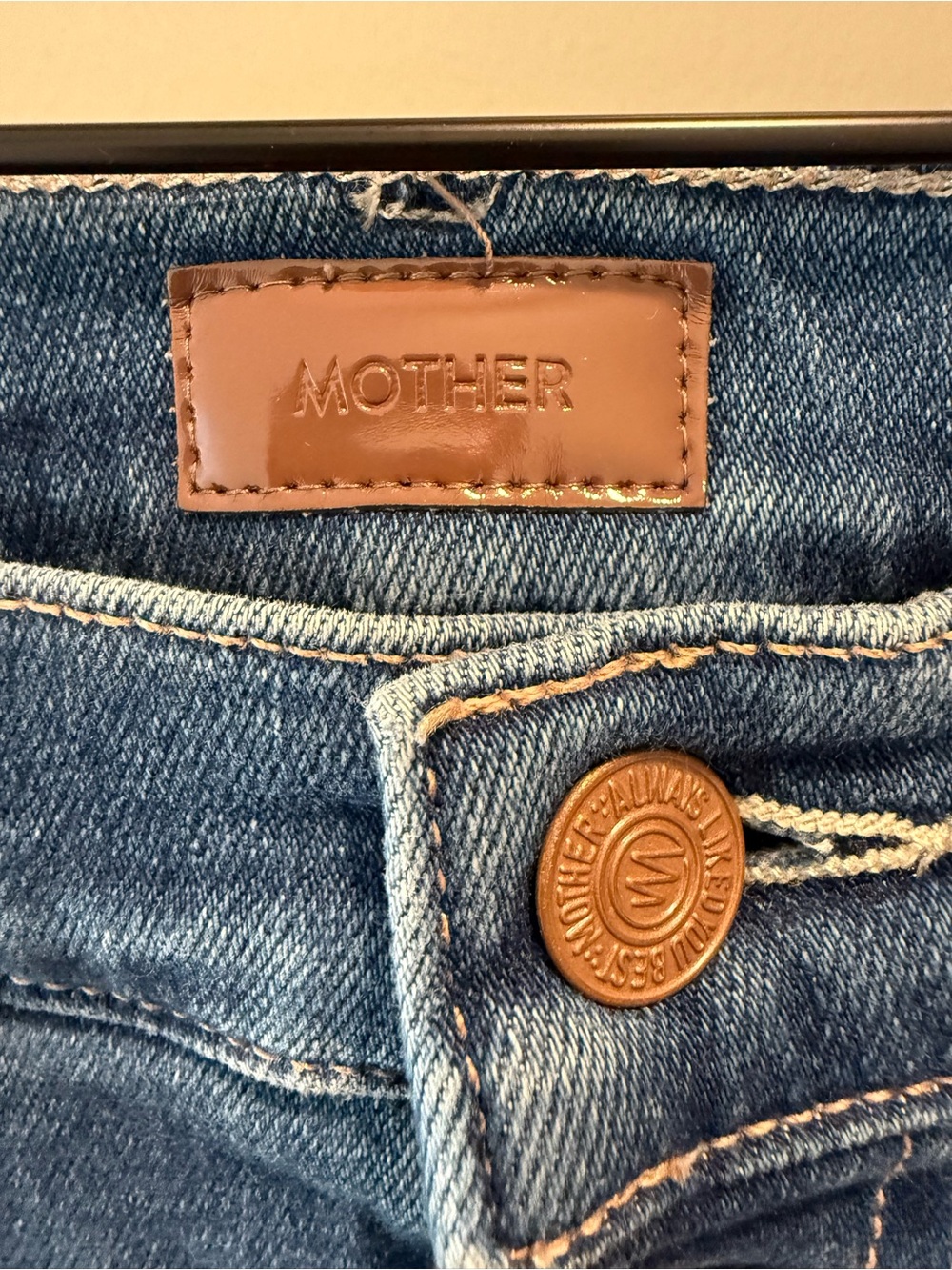 MOTHER Button-Front Jeans - Picture 3 of 7